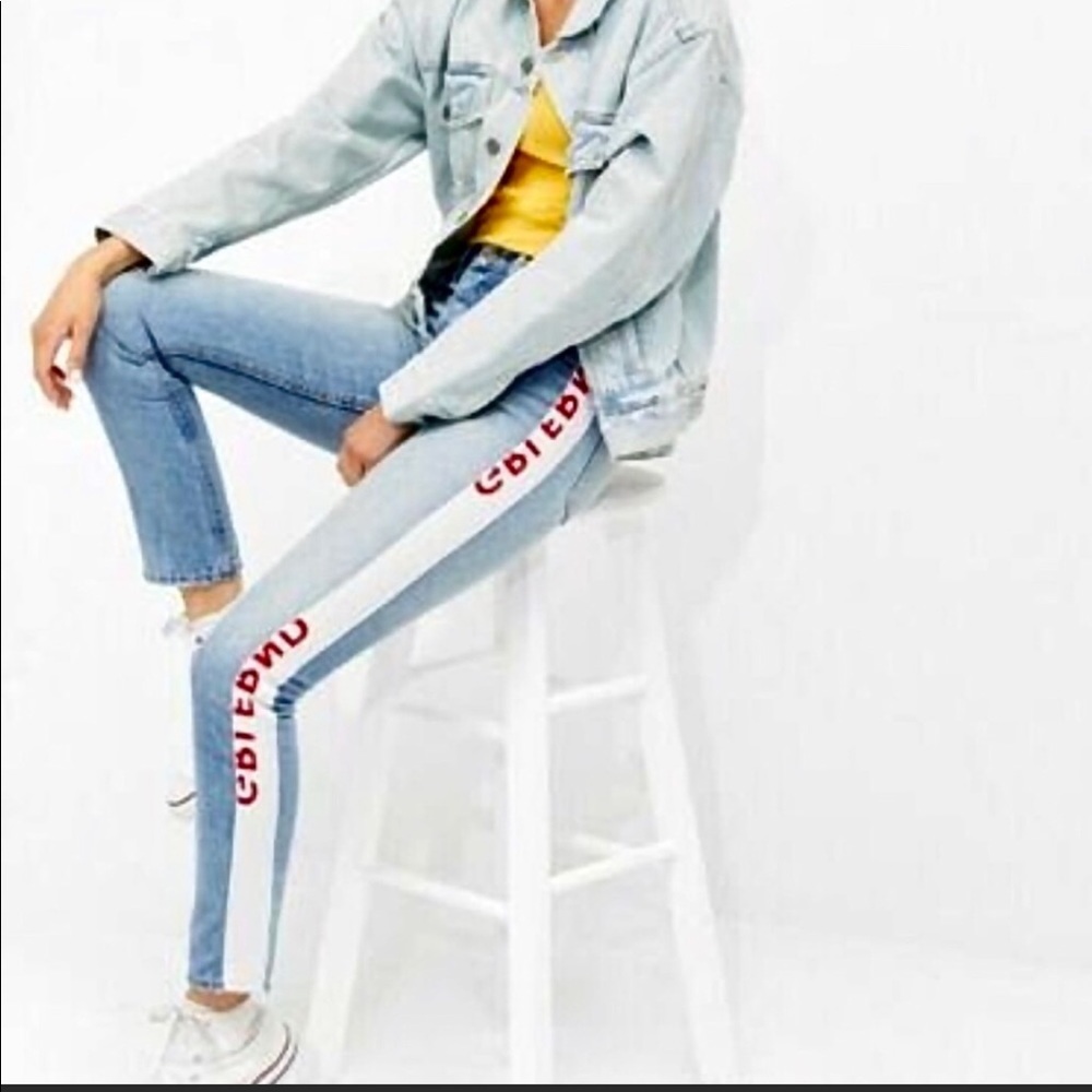 Grlfrnd Karolina Logo Jeans